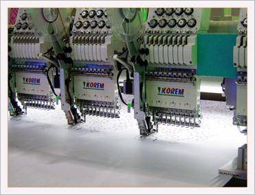 Frameless Roll Type Embroidery Machine Made in Korea